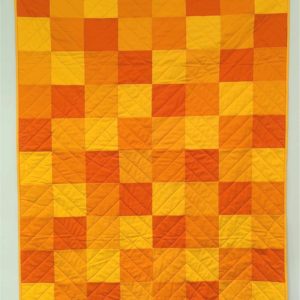 My Very First Quilt kit - ORANGE