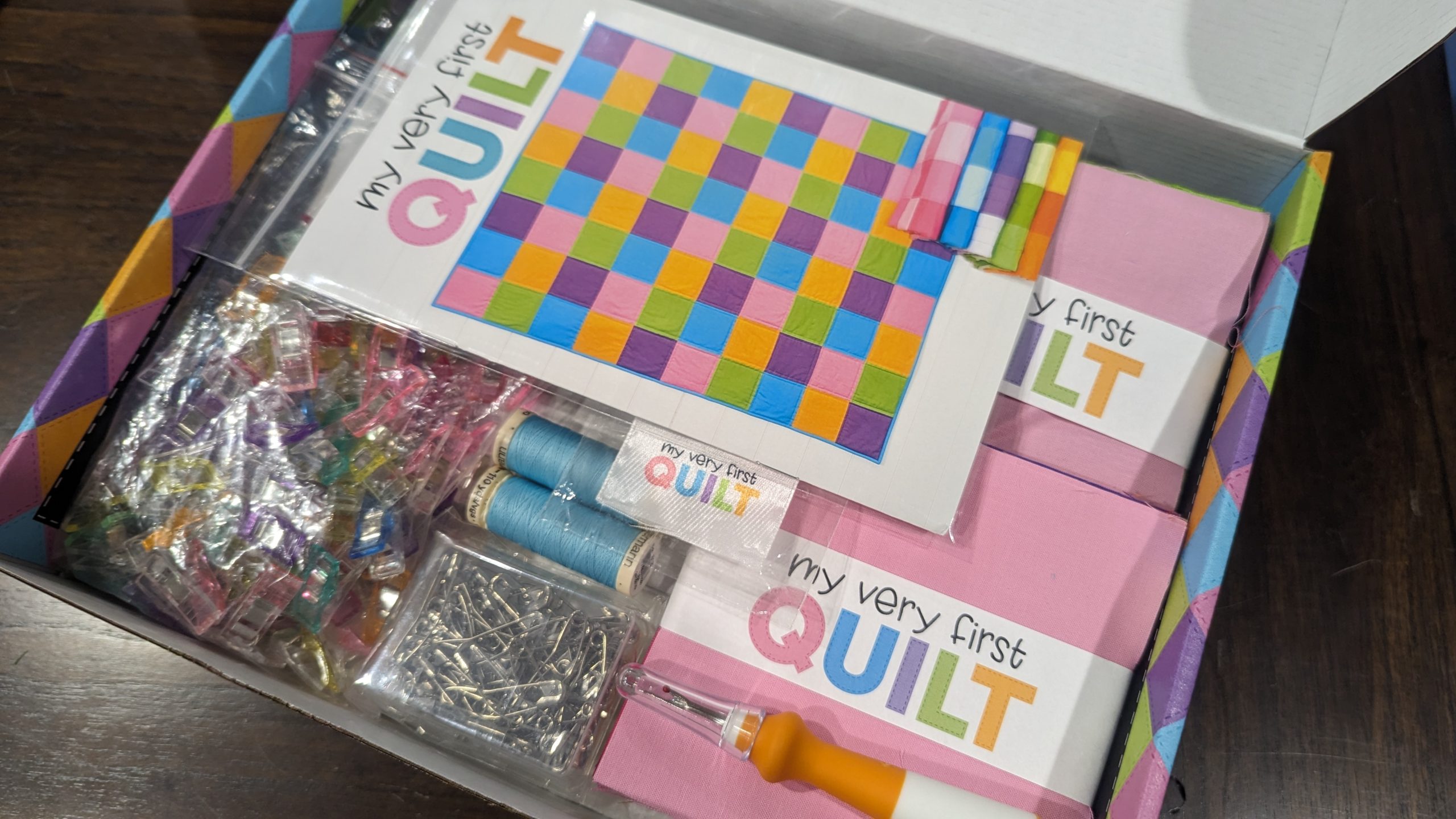 My Very First Quilt kit – Tranquil Gardens – My Very First Quilt